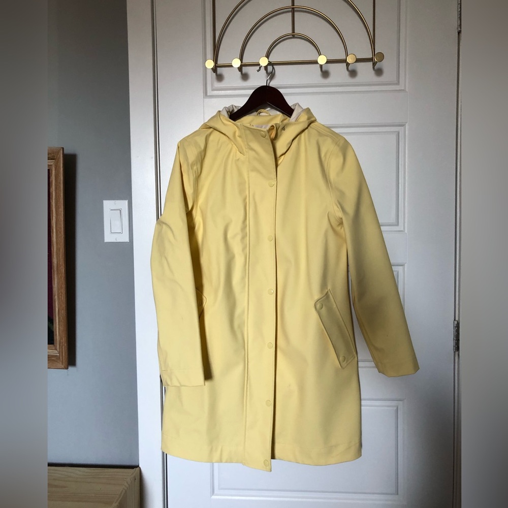 Classic Pastel Yellow Raincoat